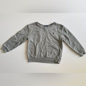 Polo by Ralph Lauren Kids Heather Gray Crewneck Sweatshirt - Size 6